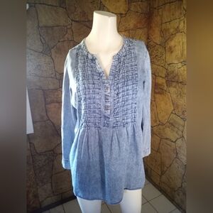 Denim Blue Women's Top
